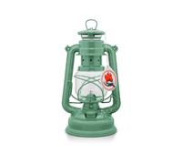 Feuerhand Outdoor Hurricane Oil Lantern 276 - German-Made Since 1893, Paraffin Lamp with Galvanized Steel, Rust-Resistant, Kerosene Lantern, 300ml Tank 20 Hour Burn, Safe Hanging, Sage Green