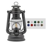 Feuerhand LED Camping Lantern 276 - Battery/Rechargeable Camping Light for Tents, 2700K Warm White Dimmable Outdoor Lantern, Sparkling Iron, 18-Day Runtime, Indoor/Outdoor Use