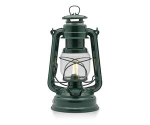 Feuerhand LED Camping Lantern 276, Battery/Rechargeable Camping Light for | Tents, 2700K Warm White Dimmable Outdoor Lantern, Moss Green, 18-Day Runtime, Indoor/Outdoor Use