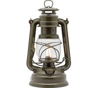 Feuerhand LED Camping Lantern 276 - Battery/Rechargeable Camping Light for Tents, 2700K Warm White Dimmable Outdoor Lantern, Olive, 18-Day Runtime, Indoor/Outdoor Use