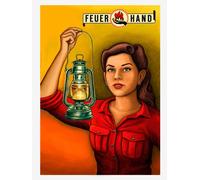 Feuerhand Vintage Retro Metal Tin Plaque Sign