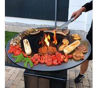 Feuerplatte Grill Plate 60cm 5mm Steel Complete Set With Auflageeisen Insert