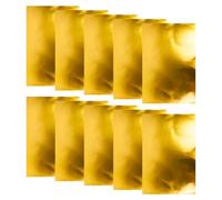 Feuilles D'aluminium - 10 Pièces De Feuille De Gaufrage, Feuilles D'artisanat Épaisses En Or Et En Argent | Feuille S Dart Extra Épaisses Pour Peinture, Sculpture, Gaufrage, Fournitures De Décoration