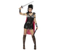 Fever Black Gladiator Costume , M 12-14
