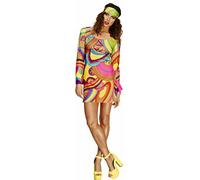 Fever 70s Flower Power Costume - Ladies