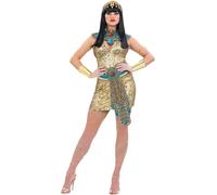 Fever 83031L Egyptian Costume, Gold, L-UK Size 16-18