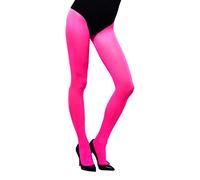 Smiffys Opaque Tights, Pink , Fever Hosiery Fancy Dress, Fever Dress Up Accessories