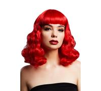 Fever Bettie Short Fringe WigOne Size Red SM2846