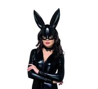 Fever Bunny Instant Kit Black with Mask & Collar, Fever Accesories