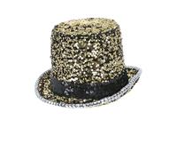 Fever Deluxe Felt & Sequin Top Hat Circus Ringmaster Fancy Dress Showtime