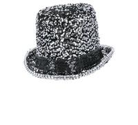 Fever Deluxe Sequins Felt Top Hat SM1587