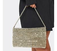 Fever Envelope Style Rectangle Shaped Shoulder Bag In Silver Bead, Women's Size UK One Size