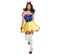 Fever Fairytale Snow White Ladies Costumes Womens Princess Adults Fancy Dress