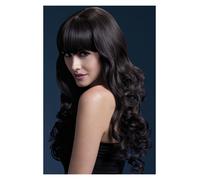 Fever Women's Isabelle Wig, One Size, Brown - wig fever isabelle brown 26inch66cm smiffys fancy dress