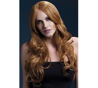 Fever Women's Black Long Wavy Wig With Centre Part, 26inch, One Size, Khloe, - fever wig khloe black fancy dress smiffys 26