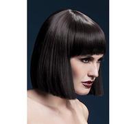 Adult's Ladies Lola Fever Short Brown Blunt Bob Fancy Dress Wig Heat Resistant