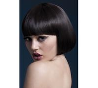 Smiffys Fever Mia Wig, Brown