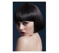 Smiffys Fever Mia Wig, Brown