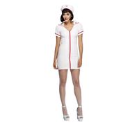 Fever No Nonsense Sexy Nurse Halloween Hen Night Fancy Dress Party Costume