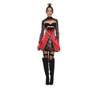 Fever Queen Of Hearts Costume, Black