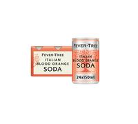 Fever-Tree Italian Blood Orange Soda 6x150ml (Pack of 4, Total 24 Cans)