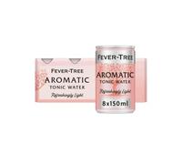 Fever-Tree Light Aromatic Tonic Water, 8 x 150ml