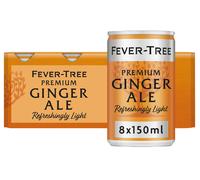Fever-Tree Light Ginger Ale 8x150ml Cans