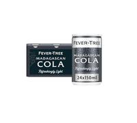 Fever-Tree Light Madagascan Cola 6x150ml (Pack of 4, Total 24 Cans)