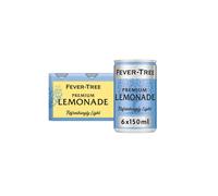 Fever-Tree Light Premium Lemonade 6x150ml (Pack of 4, Total 24 Cans)