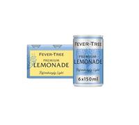 Fever-Tree Light Premium Lemonade 6x150ml (Pack of 4, Total 24 Cans)