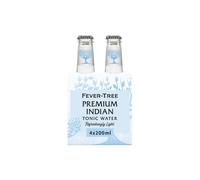 Fever Tree Naturallly Light Indian Tonic Water (4x200ml) - Pack of 6