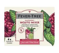 Fever-Tree Raspberry Mojito Cocktail Mixer 4x150ml
