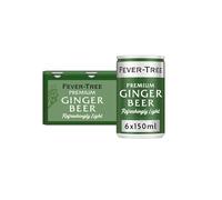 Fever-Tree Refreshingly Light Ginger Beer 6x150ml