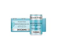 Fever-Tree Refreshingly Light Mediterranean Tonic Water 8 x 150ml (Pack of 3, Total 24 Cans) Salcombe Gin ‘Rosé Sainte Marie’ | Dry Rosé Gin, 70cl