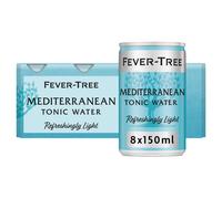 Fever Tree Refreshingly Light Mediterranean Tonic 8x150ml Cans