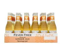Fever-Tree Refreshingly Light Premium Ginger Ale, 24 Bottles × 200 ml