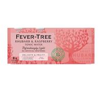 Fever-Tree Refreshingly Light Rhubarb & Raspberry Tonic Water 8x150ml