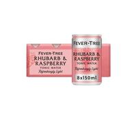 Fever-Tree Refreshingly Light Rhubarb & Raspberry Tonic Water 8x150ml