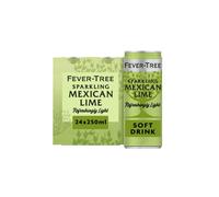 Fever-Tree Premium Sparkling Mexican Lime – Pack of 6 x 4 x 250ml