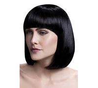 Fever Women’s Sleek Black Bob with Bangs, 13inch, One Size, Elise,5020570425626