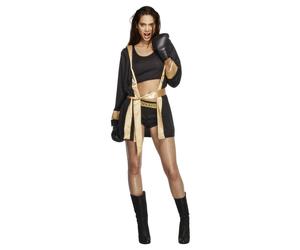 Fever Women's Knockout Costume Set in Black | Size: Small fever Black S