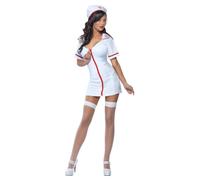 Fever Womens/Ladies No Nonsense Nurse Costume Set SM574