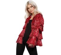 Fever Womens/Ladies Tinsel Festival Costume Jacket SM941
