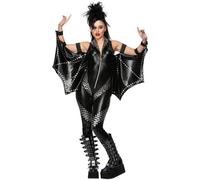 Fever Women's Rockstar Costume in Black | Size: Medium fever Black M