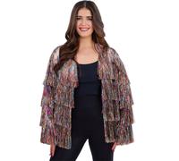 Fever Women's Tinsel Festival Costume Jacket | Size: S/M fever Multicolor S/M