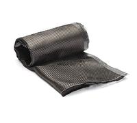 FEVERWORK 12 Inch Width Carbon Fiber Cloth 3K Twill Plain Fabric Weave Sheet