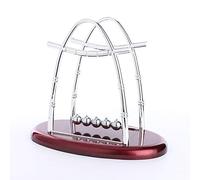 FEVERWORK Arc-Shaped Newton's Cradle Balance Ball Newton Pendulum Perpetual Motion Instrument Science Toy