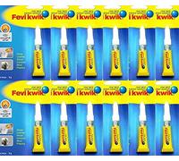 Fevikwik One Drop Instant Adhesive | for Instant Sticking and Strong Bond | Multipurpose Use | Non-Stick, Non-Staining | 3g, Pack of 12