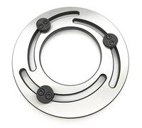 FEVKFTXF 4-15 inch Hydraulic Three jaw Chuck, Adjustable Claw Repair Device, high-Precision CNC Lathe Chuck,4in