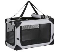 FEVKFTXF Car mounted pet cage, portable folding cage for outdoor use, cat cage, dog cage, large dog pet box,foldable Double Cat and Dog Carrier,XXL